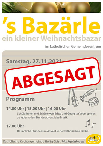 2021 Absage